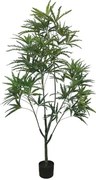 Τεχνητό Δέντρο Σε Κασπώ Μελικοκιά 04-10017 190cm Green Marhome Συνθετικό Υλικό