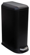 Κάδος Απορριμμάτων (21x39x57) Estia 20lt Slim Black Matte 01-9144