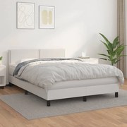 ΚΡΕΒΑΤΙ BOXSPRING ΜΕ ΣΤΡΩΜΑ ΛΕΥΚΟ 140X190ΕΚ.ΑΠΟ ΣΥΝΘΕΤΙΚΟ ΔΕΡΜΑ 3141060