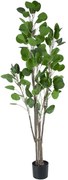Τεχνητό Δέντρο Πολυσκιά 20375 180cm Beige-Green Globostar Πολυαιθυλένιο,Ύφασμα