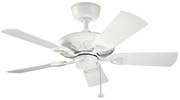 Ανεμιστήρας Οροφής 56,8W Λευκό IP44 Kevlar KLF-KEVLAR-42-WHT Elstead Lighting-KLF-KEVLAR-42-WHT-Λευκό KLF-KEVLAR-42-WHT