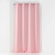 Κουρτίνες Douceur d intérieur  PANNEAU A OEILLETS 140 x 240 CM VOILE TISSE SOANE ROSE