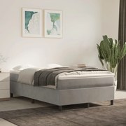 ΠΛΑΙΣΙΟ ΚΡΕΒΑΤΙΟΥ BOXSPRING ΑΝΟΙΧΤΟ ΓΚΡΙ 120X200 ΕΚ. ΒΕΛΟΥΔΙΝΟ 3121108