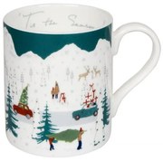 ΜΕΓΑΛΗ ΚΟΥΠΑ ΠΟΡΣΕΛΑΝΗΣ FINE BONE CHINA 425ml SOPHIE ALLPORT - HOME FOR XMAS (TIS THE SEASON)