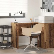 vidaXL Γραφείο Γραφής Παλαιό ξύλο Επεξεργασμένο ξύλο Μικρό Αποθήκευση