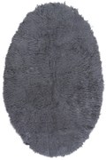 Οβάλ Χαλί (120x180) Βιοκαρπέτ Flokati 59 Grey