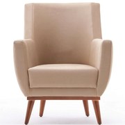 Πολυθρόνα Gonca 825BLC2343 74x75x80cm Cream