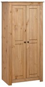 vidaXL Ντουλάπα 80 x 50 x 171,5 εκ. από Μασίφ Ξύλο Πεύκου Σειρά Panama