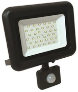 Προβολέας LED 30W SMD Με Περιστρεφόμενο Ανιχνευτή Κίνησης Μαύρο IP44 6500K PLUS EUROLAMP 147-69636