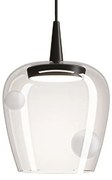 Κρεμαστό Φωτιστικό Οροφής Με Μαύρη Βάση 32cm LED 8W IP40 3000K Bilia Zafferano-LBA3125-Λευκό LBA3125