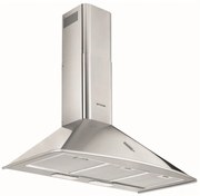 Pyramis Καμινάδα Οβάλ Classic Απορροφητήρας Επίτοιχος Inox 60 cm