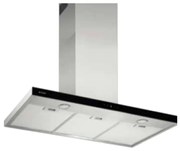 Pyramis Grandezzo Inox Απορροφητήρας με Μαύρο Γυαλί 90cm 065039901