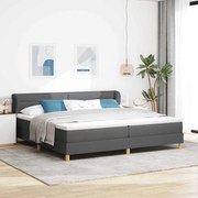 vidaXL Κρεβάτι με Ελατήρια και Στρώμα Κρεμ 90x200 εκ Υφασμα με στρώμα