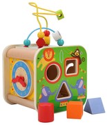 Ξύλινος Κύβος Δραστηριοτήτων Lucy & Leo LL211