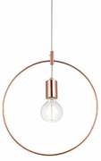 Φωτιστικό Οροφής Μονόφωτο Aca Twiggy V35181CP Copper