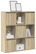 Βιβλιοθήκη Sonoma Δρυς 89x24x101,5 εκ. από Επεξεργασμένο Ξύλο - Καφέ