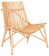 ΚΑΡΕΚΛΑ ΕΞΩΤ.ΧΩΡΟΥ CELLION HM9812.01 ΡΑΒΔΟΙ RATTAN ΣΕ ΦΥΣΙΚΟ ΧΡΩΜΑ 76x72x83Υεκ.