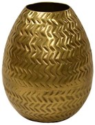 Βάζο Μεταλλικό 00.07.74016 18x20cm Gold Metal