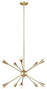 Πολυέλαιος Κρεμαστό Φωτιστικό LED 10xG9 3W IP20 3000K Jax Elstead Lighting FE-JAX10-BB Ορείχαλκος