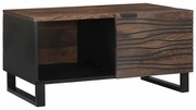 vidaXL Τραπέζι σαλονιού 80 x 50 x 40 cm - Μασίφ ξύλο μάνγκο & επεξεργασμένο ξύλο