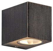 GU10 WALL LUMINAIRE 230V AC GOLDEN BLACK IP65 MAX.35W - LG2203GU10GB