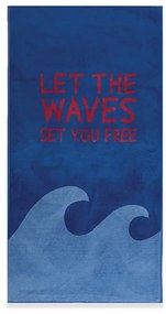 ΠΕΤΣΕΤΑ ΘΑΛΑΣΣΗΣ SET YOU FREE 80X160 BLUE - Nef-Nef Homeware