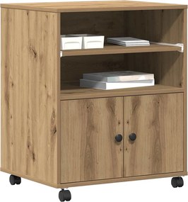 vidaXL Σταντ Εκτυπωτή Artisan Oak 60 x 48 x 74 εκ. Επεξεργασμένο Ξύλο