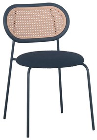 VINTAGE ΚΑΡΕΚΛΑ ΜΑΥΡΟ 47x55xΗ76cm - 03-1061