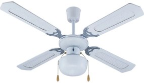 Ανεμιστήρας Οροφής PRCF-80277 Primo 42'' 105εκ. 1Φως 4Φτερά Λευκός