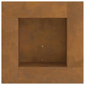 vidaXL Φωτιά Καφέ 60 x 60 x 30 cm Ατσάλι σκληρυθέν στον αέρα