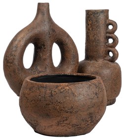 Table Vase S Line terracotta effect S3069-00K9