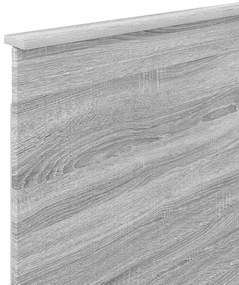 vidaXL Κεφαλάρι με κεφαλάρι Γκρίζο Σονομα 75 cm Επεξεργασμένο ξύλο