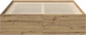 vidaXL Πλαίσιο κρεβατιού χωρίς στρώμα 140x190 εκ. Επεξεργασμένο Ξύλο
