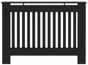 vidaXL Καπάκι Καλοριφέρ 2 pcs Μαύρο 112 x 19 x 81,5 εκ.