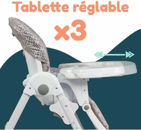 Καρεκλακι φαγητου μωρου Bambisol Μπεζ