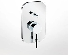 La Torre Tech Chrome Μίκτης Εντοιχισμού 2 Εξόδων με Εκτροπέα 12050R-100