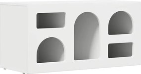 vidaXL Ντουλάπι TV ELST 80 x 35 x 40 εκ Λευκό Επεξεργασμένο ξύλο