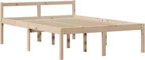 vidaXL Σκελετός Κρεβατιού 2 τμχ. Φυσικό 120 x 200 cm