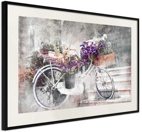 Αφίσα - Flower Delivery - 60x40 - Μαύρο - Με πασπαρτού