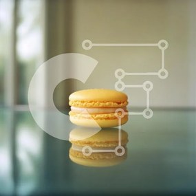 Intra Συλλεκτικό Ξύλινο Παζλ Plywood  4mm - Κίτρινο Macaron σε ανακλαστική επιφάνεια Σε Ξύλινο Κουτί - Διαστάσεις: 10x10 cm – 25 κομμάτια