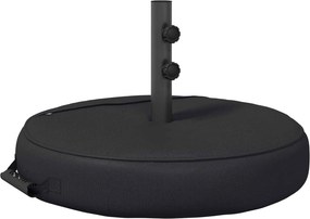 vidaXL Βάση ομπρέλας βεράντας 60 x 60 cm Ατσάλι Μαύρο