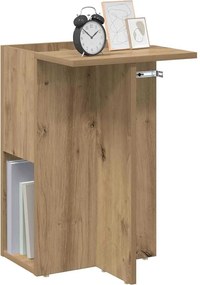 vidaXL End Table Artisan Oak 35 x 40 x 55 εκ. Επεξεργασμένο ξύλο