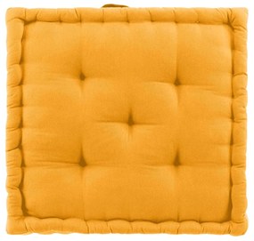 Διακοσμητικό Μαξιλάρι Δαπέδου Twily Douceur d'intérieur με διαστάσεις 50x50x10cm - Yellow