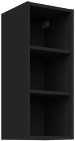Κρεμαστό ντουλάπι με ράφια Arianna 30 G 72 OTW-Μαύρο