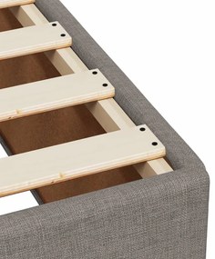 ΚΡΕΒΑΤΙ BOXSPRING ΜΕ ΣΤΡΩΜΑ TAUPE 200X200 ΕΚ. ΥΦΑΣΜΑΤΙΝΟ 3290599