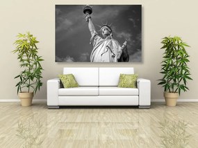 Εικόνα Άγαλμα της Ελευθερίας σε ασπρόμαυρο - 120x80