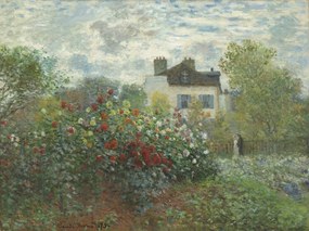 Αναπαραγωγή The Artist's Garden in Argenteuil (1873), Claude Monet