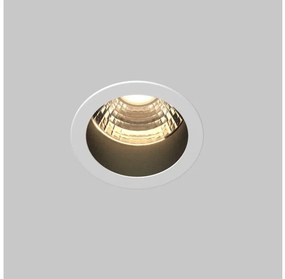 Χωνευτό Σποτ Φωτιστικό Οροφής LED 5W Μαύρο-Λευκό Downlight Minor DL089-5W3K-BW Maytoni DL089-5W3K-BW