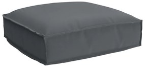 vidaXL Μαξιλάρι παλέτας για κάθισμα Ανθρακί 50 x 50 x 12 cm