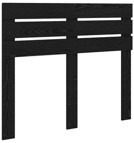 vidaXL Κεφαλάρι Μαύρη Οξυά 135 cm Επεξεργασμένο ξύλο